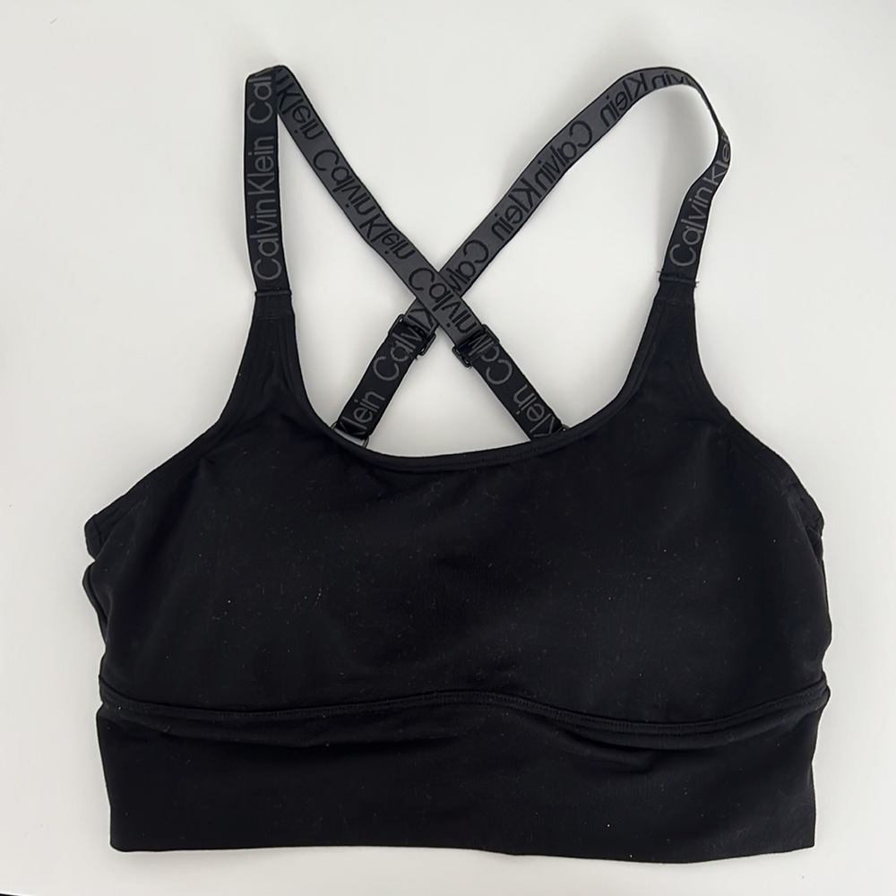Calvin Klein adjustable back sports bra